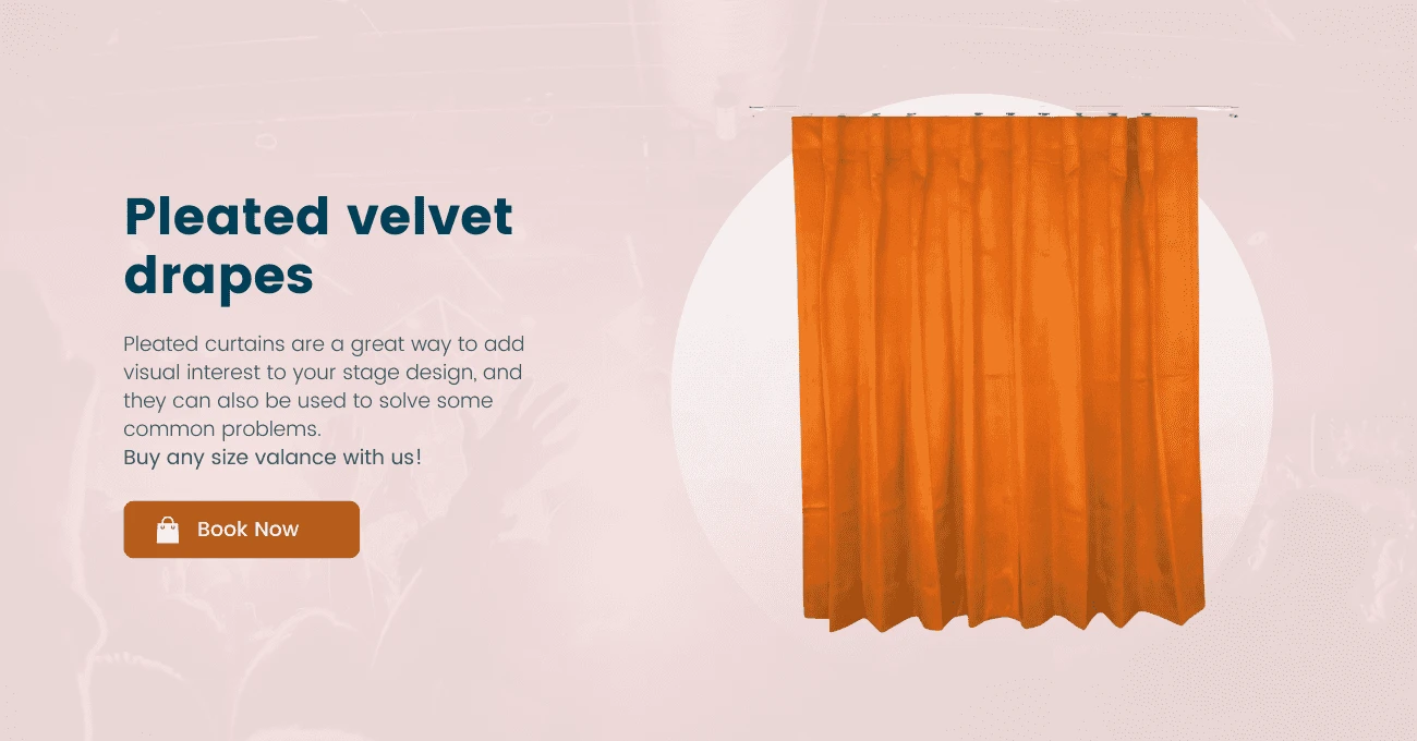 Pencil pleat curtains with traverse rod