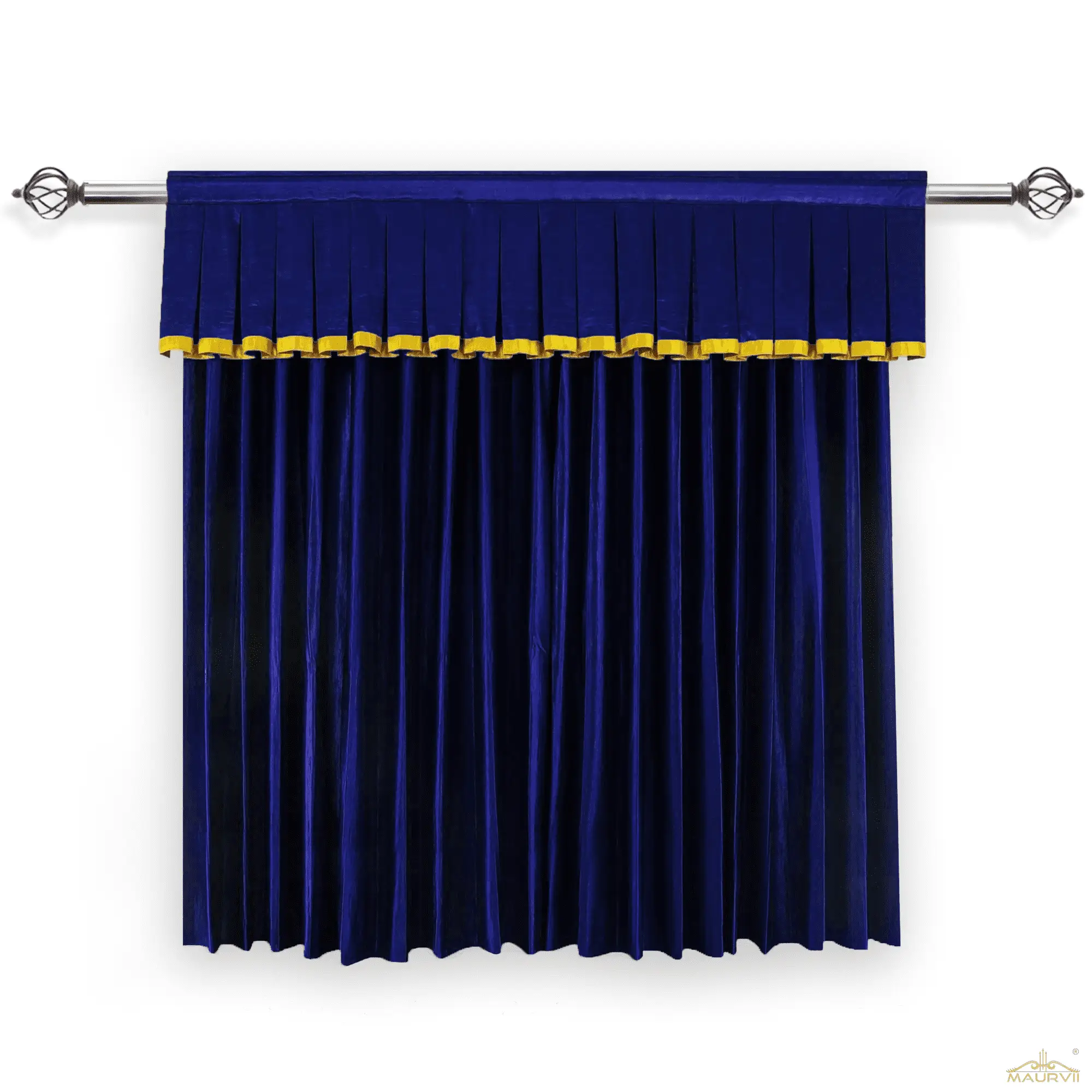 Blue Home Theater Curtain For Theater Rooms