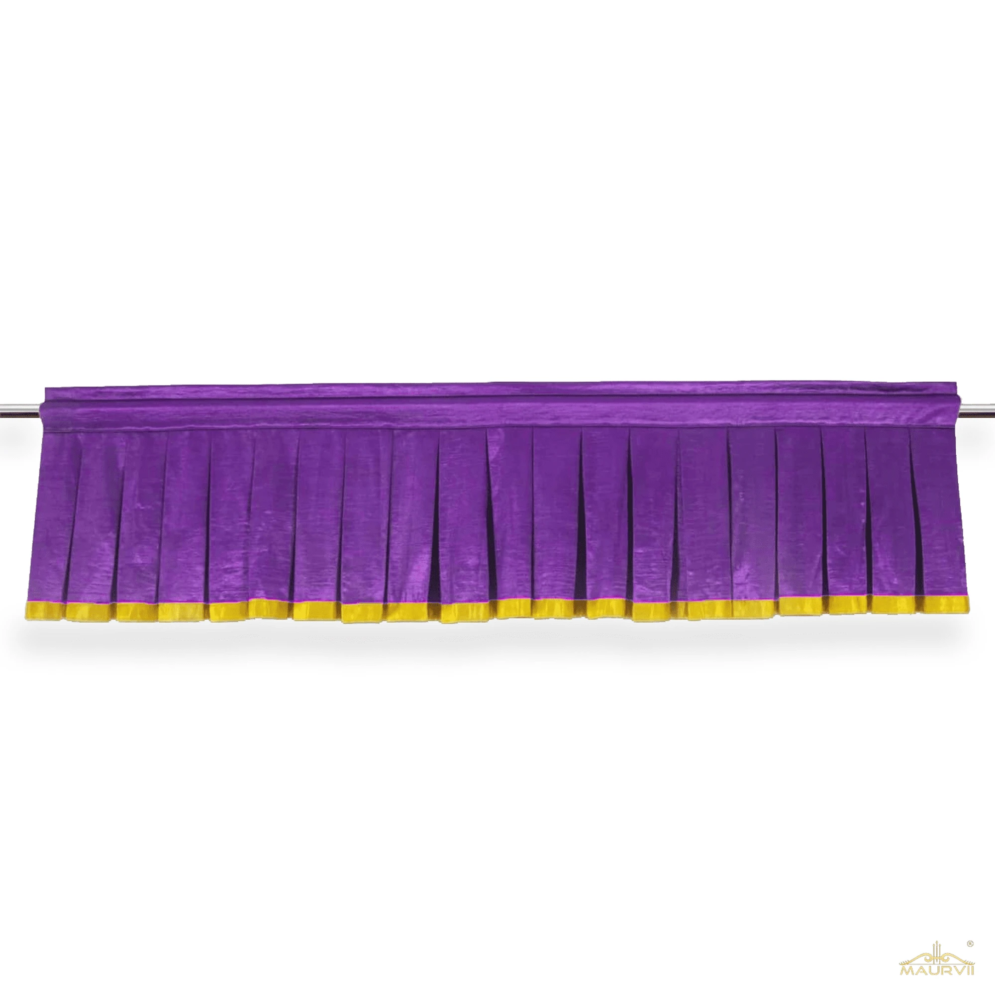 Purple Custom Window Valance For Festival Decoration