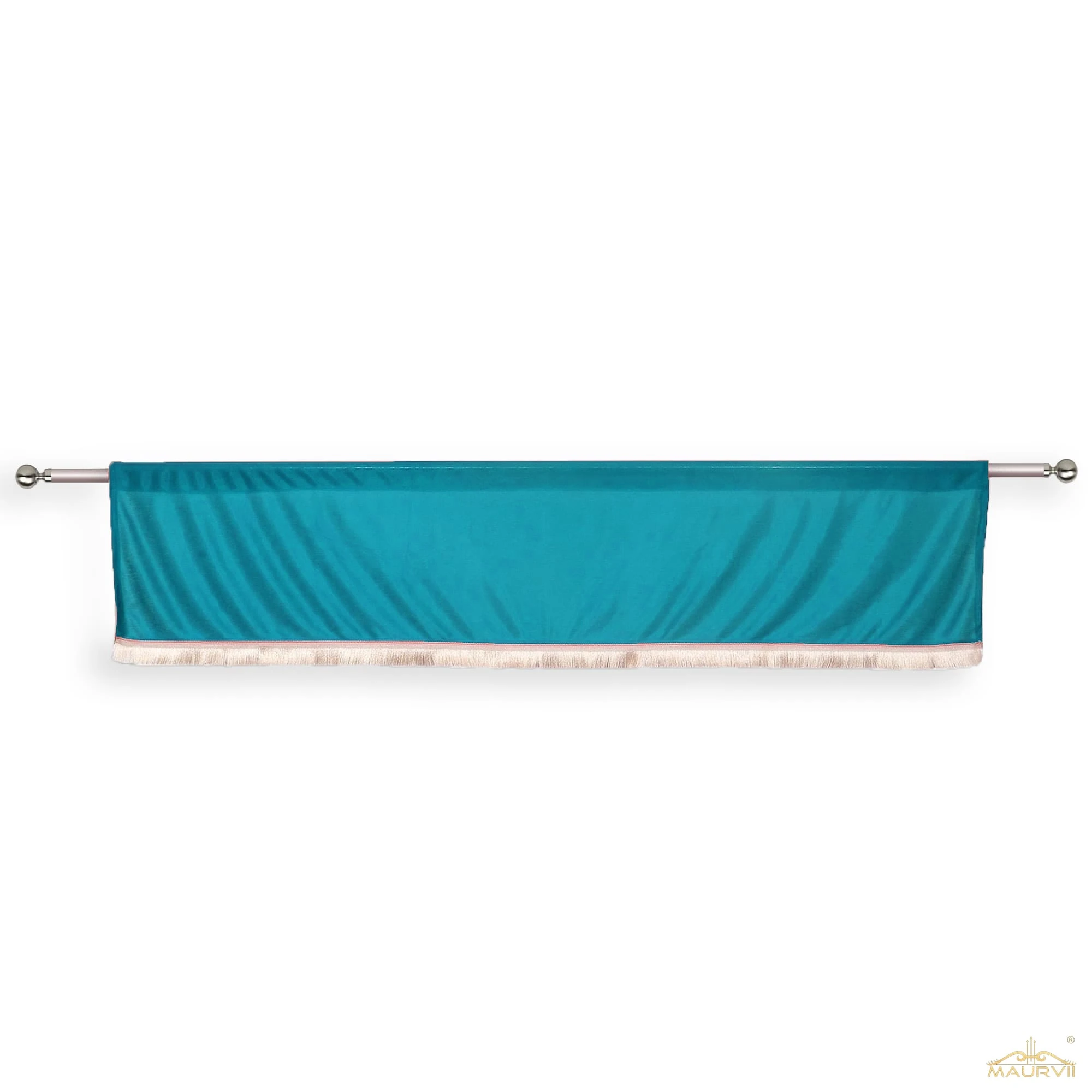 Aqua valance curtains