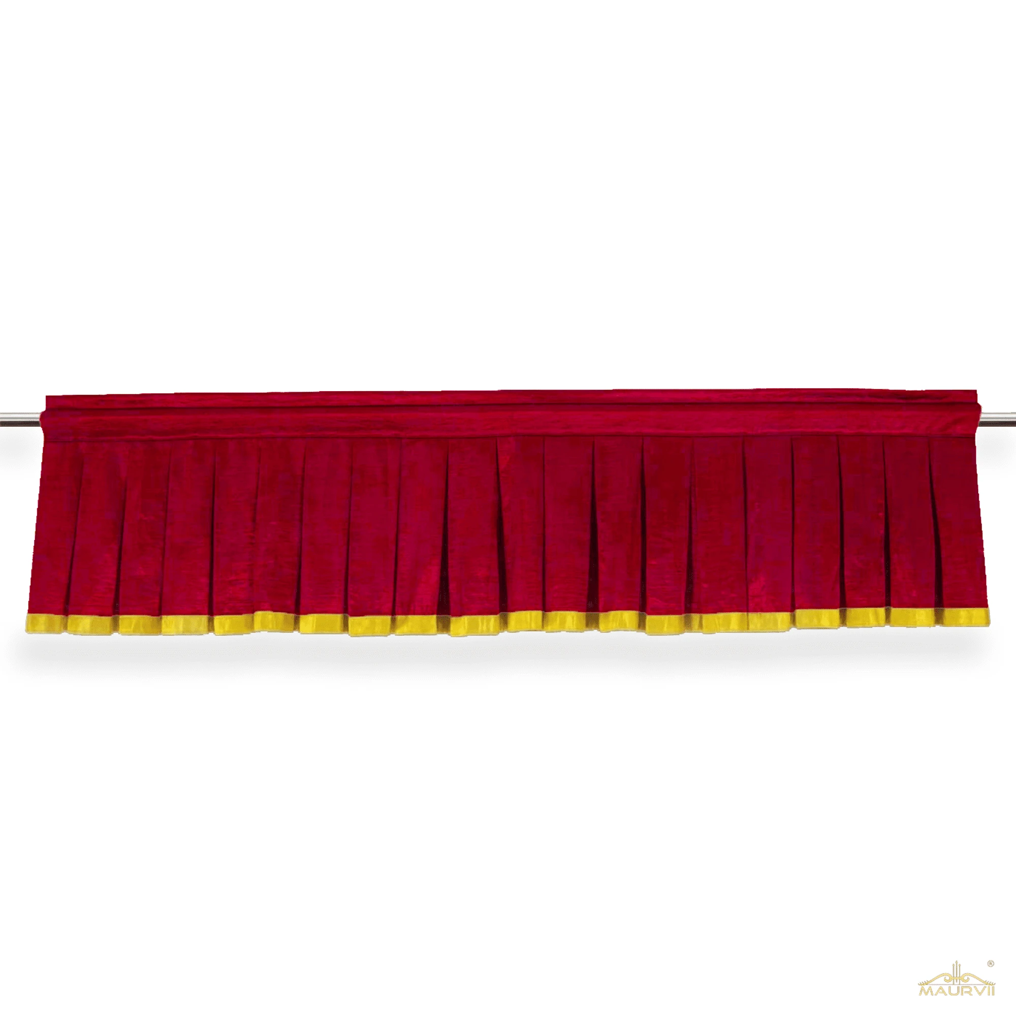 Red Color Window Treatments Specially For Church