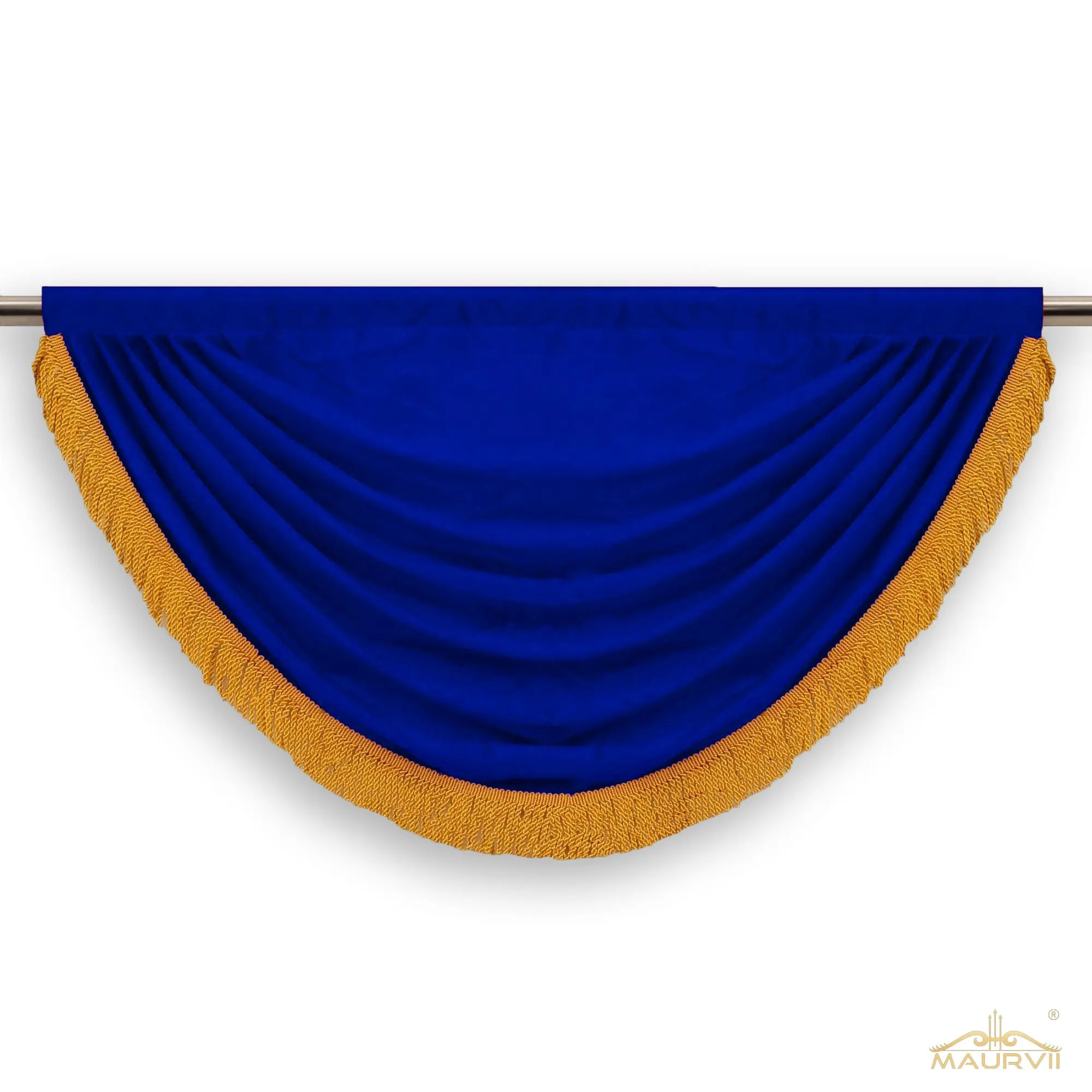 Royal blue curtains