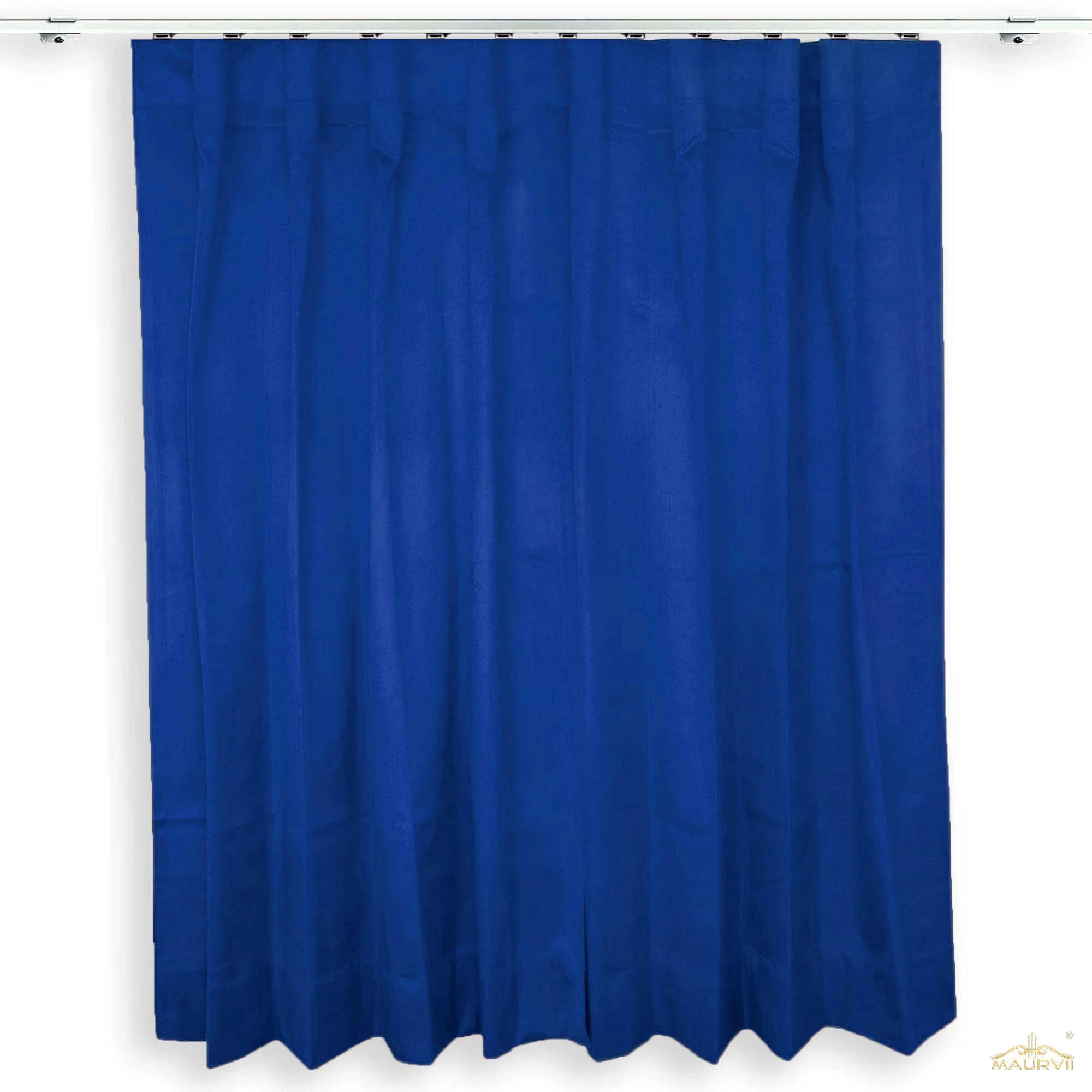 Royal blue velvet curtains