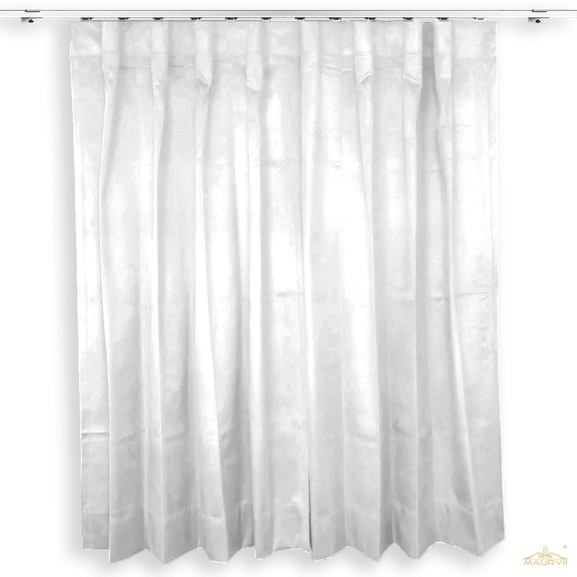 White curtains